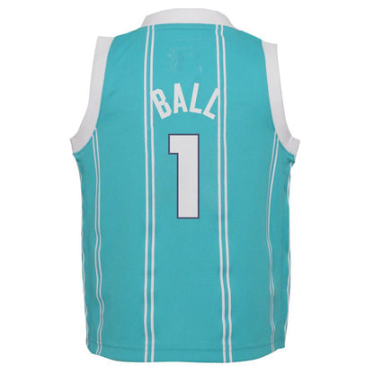 C.Hornets #1 LaMelo Ball Jordan Brand Infant 2021-22 Replica Jersey Icon Edition Teal Stitched American Basketball Jersey UNEC