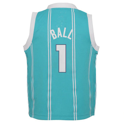 C.Hornets #1 LaMelo Ball Jordan Brand Toddler 2022-23 Replica Jersey Icon Edition Teal Stitched American Basketball Jersey UNEC