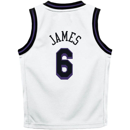 LA.Lakers #6 LeBron James Preschool 2022-23 Replica Jersey City Edition White Stitched American Basketball Jersey UNEC