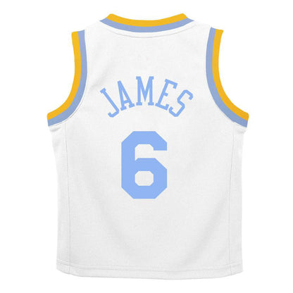 LA.Lakers #6 LeBron James Preschool 2022-23 Swingman Jersey White Classic Edition Stitched American Basketball Jersey UNEC