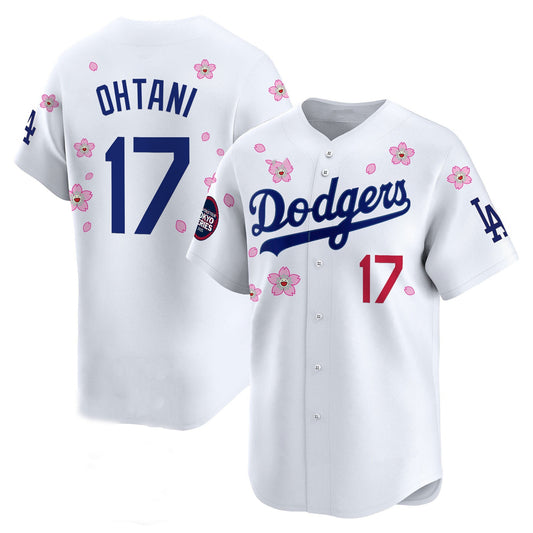 Los Angeles Dodgers #17 Shohei Ohtani White 2025 Tokyo Series Limited Stitched Baseball Jersey