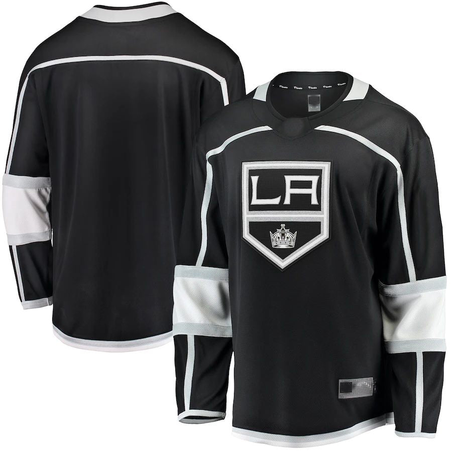 LA.Kings Fanatics Branded 2020-21 Home Breakaway Jersey Black Stitched American Hockey Jersey UNEC