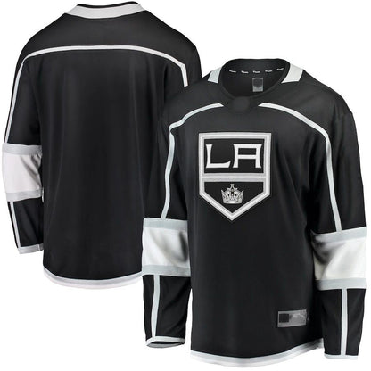 LA.Kings Fanatics Branded 2020-21 Home Breakaway Jersey Black Stitched American Hockey Jersey UNEC