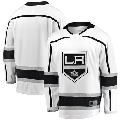 LA.Kings Fanatics Branded Breakaway Away Jersey White Stitched American Hockey Jersey UNEC