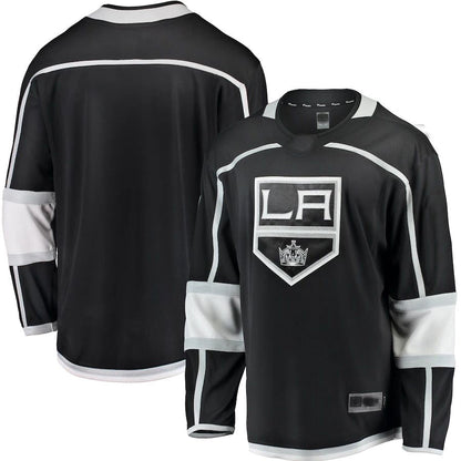 LA.Kings Fanatics Branded Breakaway Home Jersey Black Stitched American Hockey Jersey UNEC