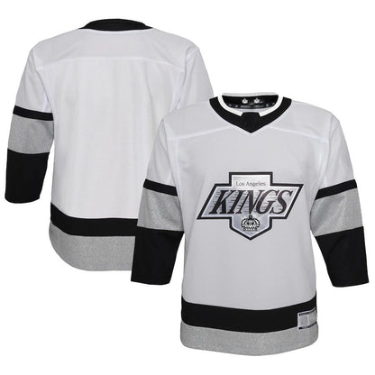 LA.Kings 2021-22 Alternate Premier Jersey White Stitched American Hockey Jersey UNEC