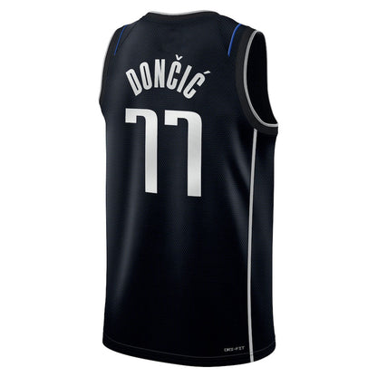 D.Mavericks #77 Luka Doncic Select Series Rookie of the Year Swingman Team Jersey  Stitched American Basketball Jersey UNEC