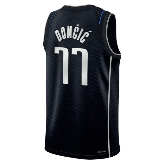 D.Mavericks #77 Luka Doncic Select Series Rookie of the Year Swingman Team Jersey  Stitched American Basketball Jersey UNEC