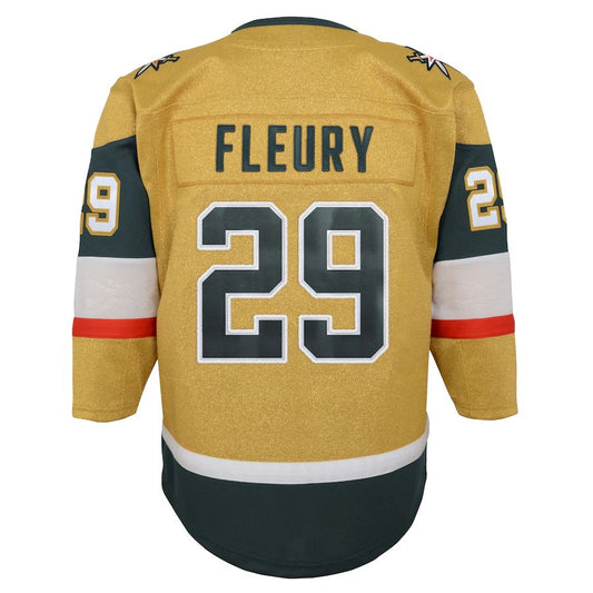 V.Golden Knights #29 Marc-Andre Fleury 2020-21 Alternate Premier Player Jersey Gold Breakaway Jersey Stitched American Hockey Jersey UNEC