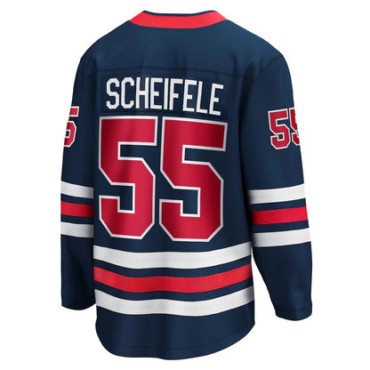 W.Jets #55 Mark Scheifele Fanatics Branded 2021-22 Alternate Premier Breakaway Player Jersey Navy Stitched American Hockey Jersey UNEC