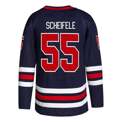 W.Jets #55 Mark Scheifele 2021-22 Alternate Primegreen Authentic Pro Player Jersey Navy Stitched American Hockey Jersey UNEC