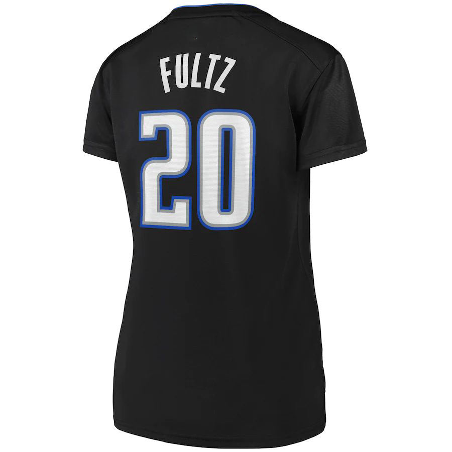 O.Magic #20 Markelle Fultz Fanatics Branded Women's 2019 Fast Break Replica Player Jersey Black Icon Edition Stitched American Basketball Jersey UNEC