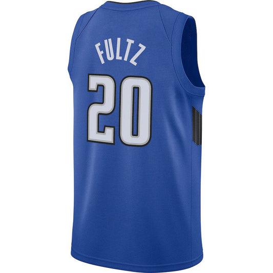 O.Magic #20 Markelle Fultz Jordan Brand 2020-21 Swingman Jersey Statement Edition Royal Stitched American Basketball Jersey UNEC