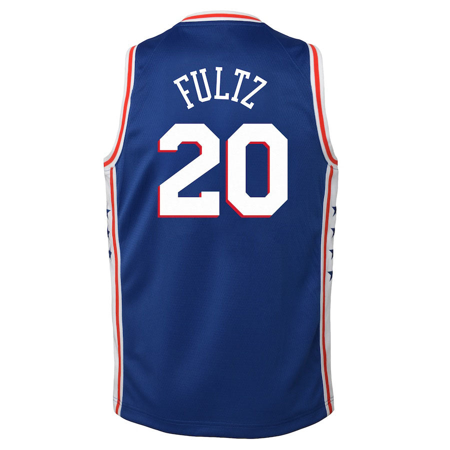 PH.76ers #20 Markelle Fultz Swingman Jersey Blue Icon Edition Stitched American Basketball Jersey UNEC