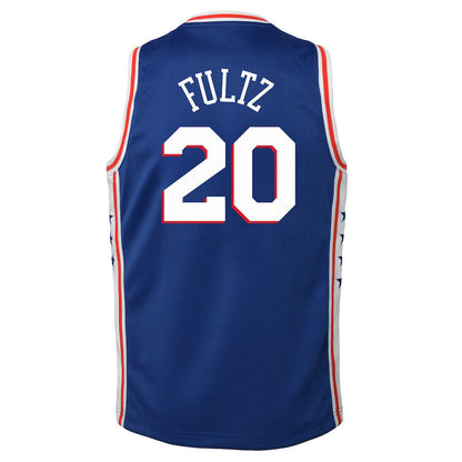 PH.76ers #20 Markelle Fultz Swingman Jersey Blue Icon Edition Stitched American Basketball Jersey UNEC