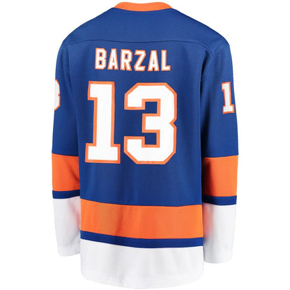 NY.Islanders #13 Mathew Barzal Home Player Replica Jersey Royal Stitched American Hockey Jersey UNEC
