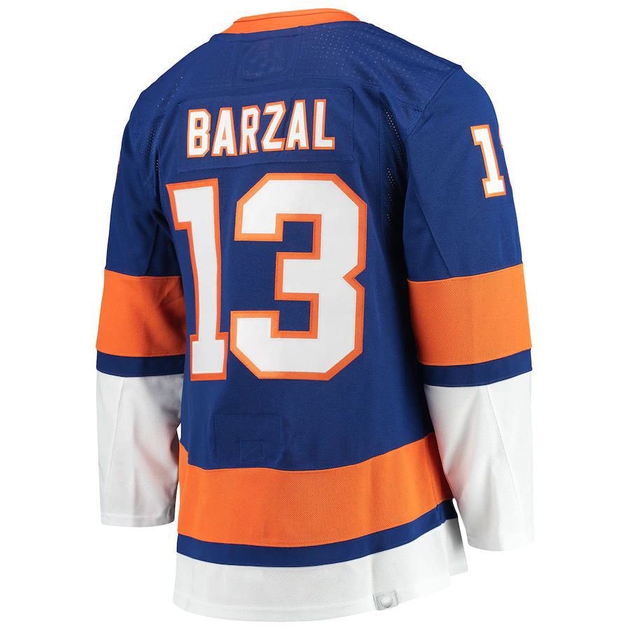 NY.Islanders #13 Mathew Barzal Home Primegreen Authentic Pro Player Jersey Royal Stitched American Hockey Jersey UNEC