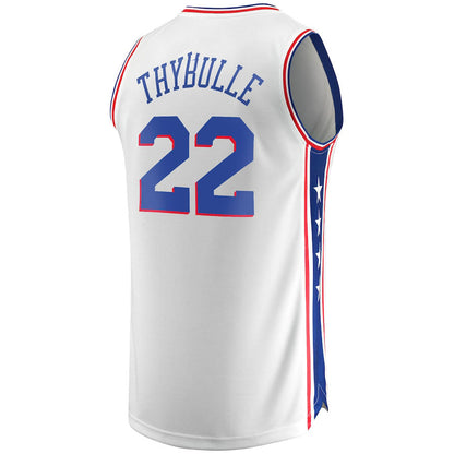 PH.76ers #22 Matisse Thybulle Fanatics Branded 2022-23 Fast Break Replica Jersey White Association Edition Stitched American Basketball Jersey UNEC
