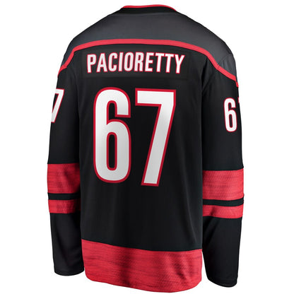 C.Hurricanes #67 Max Pacioretty Fanatics Branded Home Breakaway Player Jersey Black Stitched American Hockey Jersey UNEC