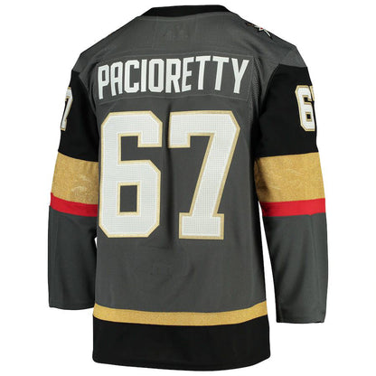 V.Golden Knights #67 Max Pacioretty Alternate Authentic Player Jersey Gray Hockey Jersey UNEC