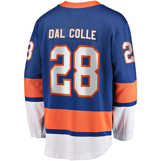 NY.Islanders #28 Michael Dal Colle Fanatics Branded Replica Player Jersey Royal Stitched American Hockey Jersey UNEC