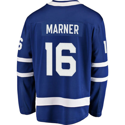 T.Maple Leafs #16 Mitchell Marner Fanatics Branded Home Premier Breakaway Player Jersey Blue Stitched American Hockey Jersey UNEC