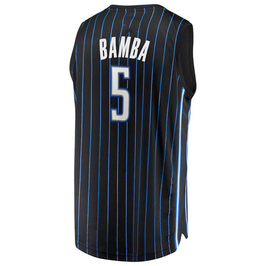 O.Magic #5 Mohamed Bamba Fanatics Branded  2019 Fast Break Jersey Stitched American Basketball Jersey UNEC