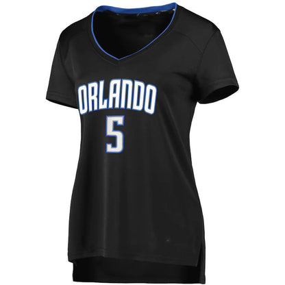 O.Magic #5 Mohamed Bamba Fanatics Branded Women's 2019 Fast Break Replica Player Jersey Stitched American Basketball Jersey UNEC