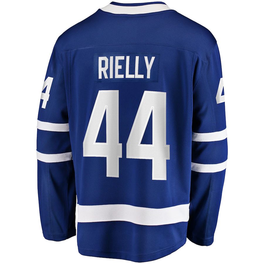 T.Maple Leafs #44 Morgan Rielly Fanatics Branded Home Breakaway Player Jersey Blue Stitched American Hockey Jersey UNEC