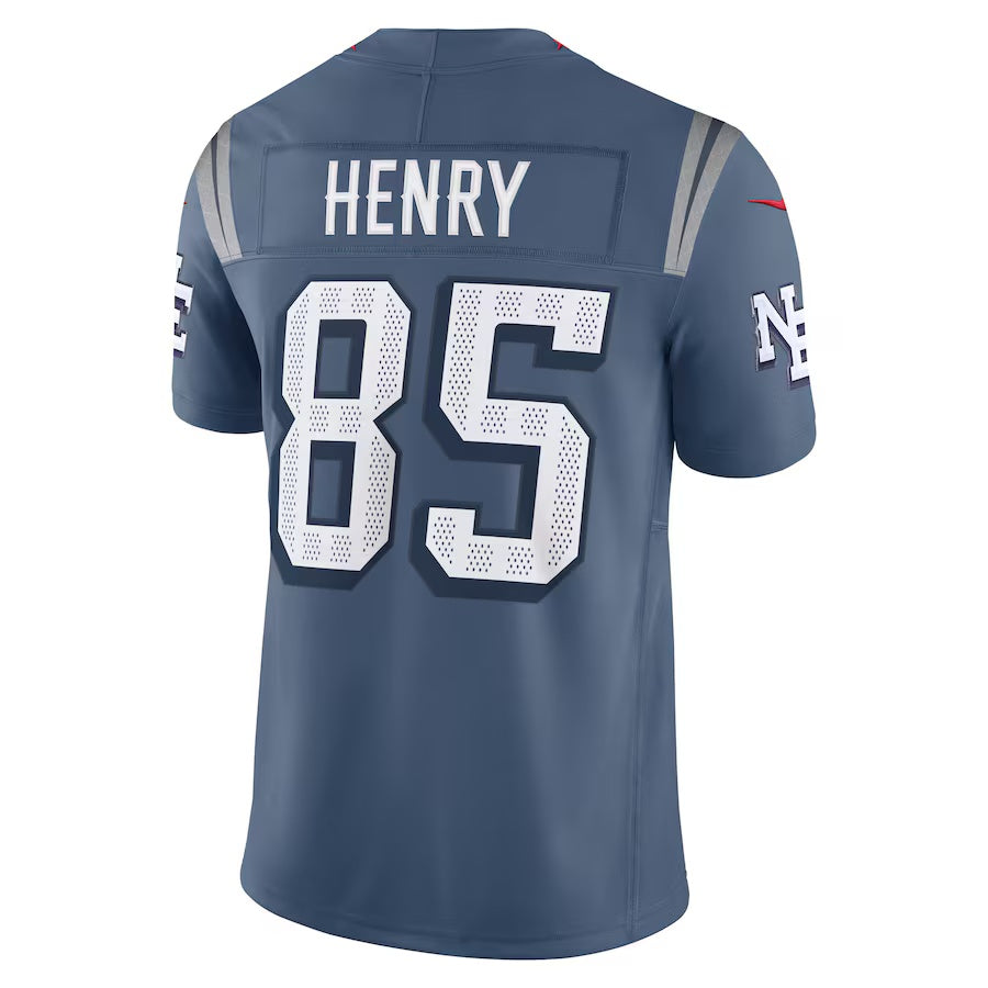 NE.Patriots #85 Hunter Henry 2025 Rivalries Collection Limited Jersey-CustomName - Storm Blue Stitched American Football Jersey-CustomName