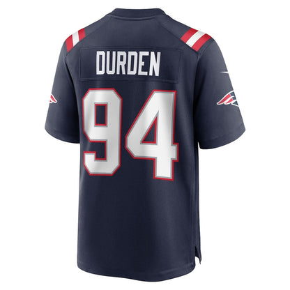 NE.Patriots #94 Cory Durden Navy Team Game Stitched American Football Jerseys