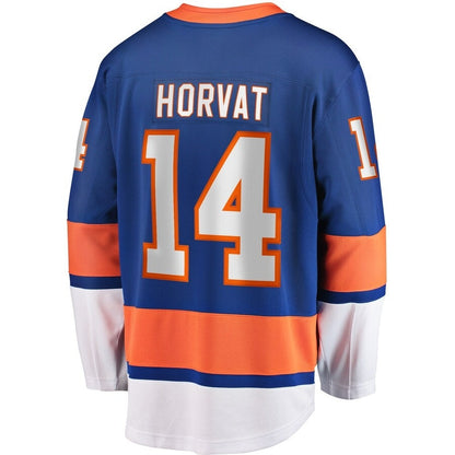 NY.Islanders #14 Bo Horvat Fanatics Home Breakaway Jersey -Blue Stitched American Hockey Jersey UNEC
