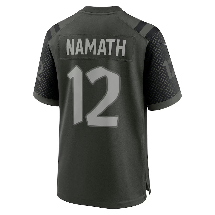 NY.Jets #12 Joe Namath 2025 Rivalries Collection Retired Player Game Jersey-CustomName - Gotham Green Stitched American Football Jersey-CustomName