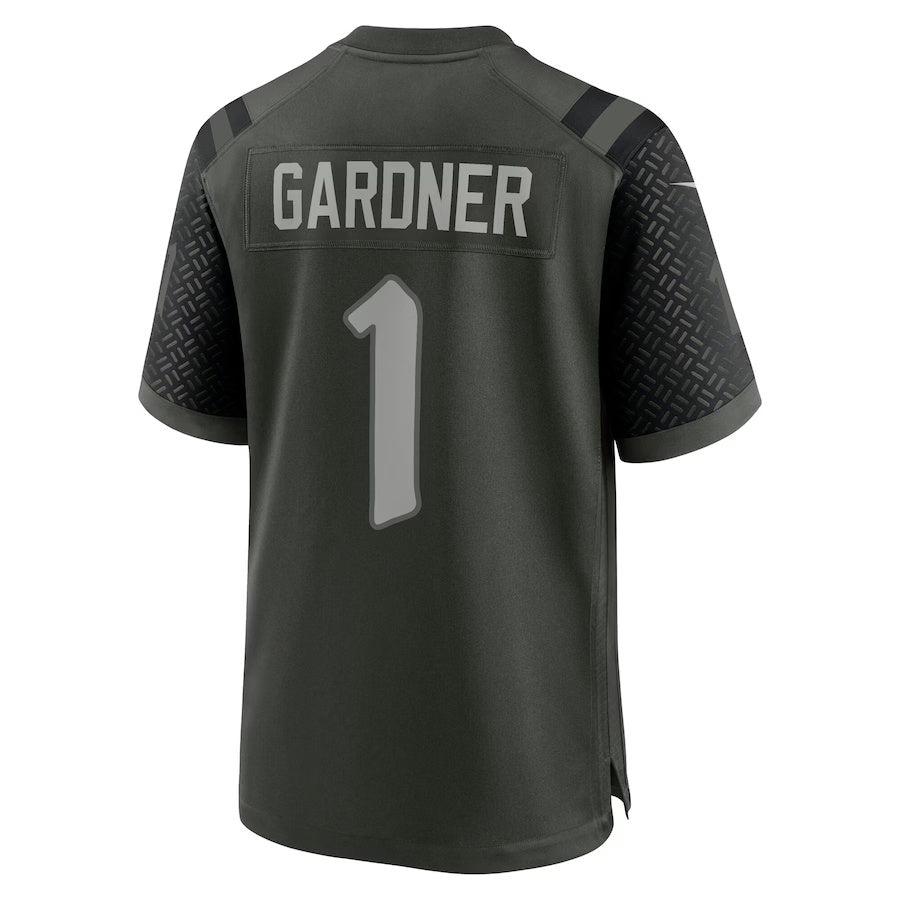 NY.Jets #1 Ahmad Sauce Gardner 2025 Rivalries Collection Game Jersey-CustomName - Gotham Green Stitched American Football Jersey-CustomName