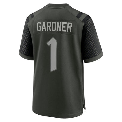 NY.Jets #1 Ahmad Sauce Gardner 2025 Rivalries Collection Game Jersey-CustomName - Gotham Green Stitched American Football Jersey-CustomName
