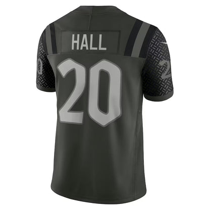 NY.Jets #20 Breece Hall 2025 Rivalries Collection Limited Jersey-CustomName - Gotham Green Stitched American Football Jersey-CustomName