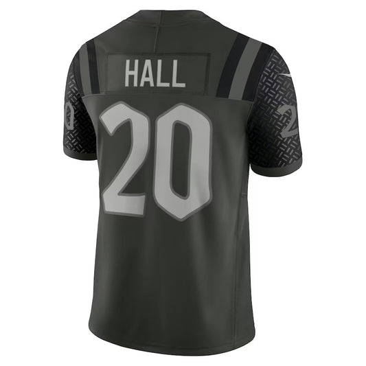 NY.Jets #20 Breece Hall 2025 Rivalries Collection Limited Jersey-CustomName - Gotham Green Stitched American Football Jersey-CustomName