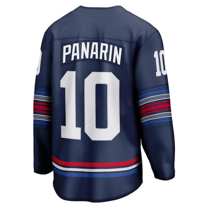 NY.Rangers #10 Artemi Panarin Fanatics Alternate Premier Breakaway Player Jersey - Navy Stitched American Hockey Jersey UNEC