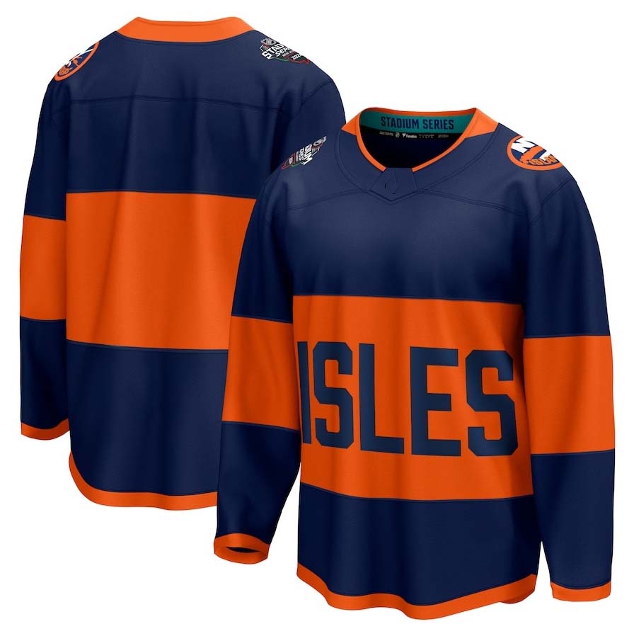 NY.Islanders Fanatics 2024 Stadium Series Breakaway Jersey ¨C Navy Stitched American Hockey Jersey UNEC