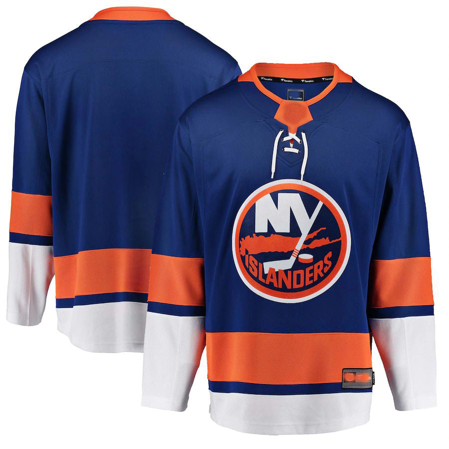NY.Islanders Fanatics Branded Breakaway Home Jersey Blue Stitched American Hockey Jersey UNEC
