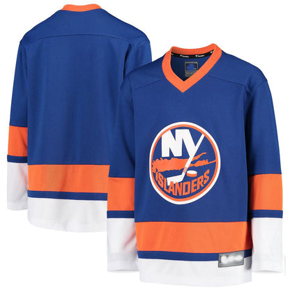 NY.Islanders Fanatics Branded Home Replica Blue Jersey Stitched American Hockey Jersey UNEC