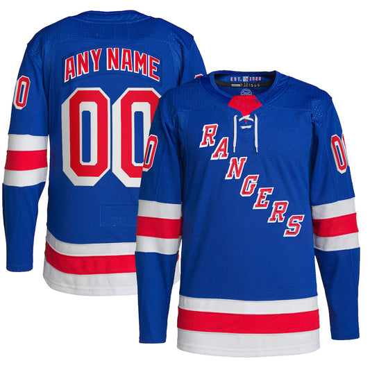 Custom NY.Rangers Home Primegreen Authentic Pro Royal Stitched American Hockey Jersey UNEC