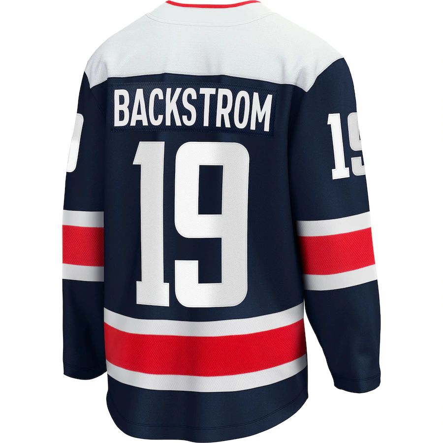 W.Capitals #19 Nicklas Backstrom Fanatics Branded Alternate 2020-21 Premier Breakaway Player Jersey Navy Stitched American Hockey Jersey UNEC