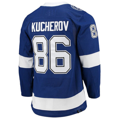 TB.Lightning #86 Nikita Kucherov Home Primegreen Authentic Pro Player Jersey Blue Stitched American Hockey Jersey UNEC