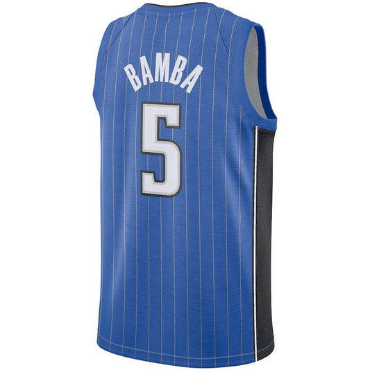 O.Magic #5 Mohamed Bamba Swingman Jersey Royal Stitched American Basketball Jersey UNEC