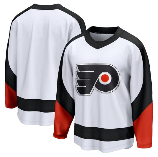 P.Flyers Fanatics Special Edition 2.0 Breakaway Blank Jersey - White Stitched American Hockey Jersey UNEC