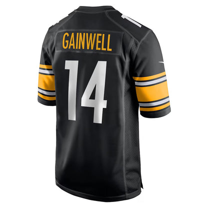 P.Steelers #14 Kenneth Gainwell Black Team Game Stitched American Football Jerseys CustomName