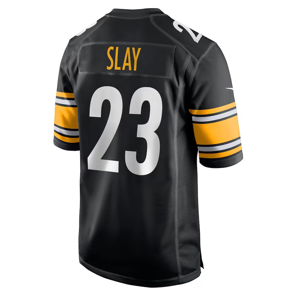 P.Steelers #23 Darius Slay Black Team Game Stitched American Football Jerseys CustomName