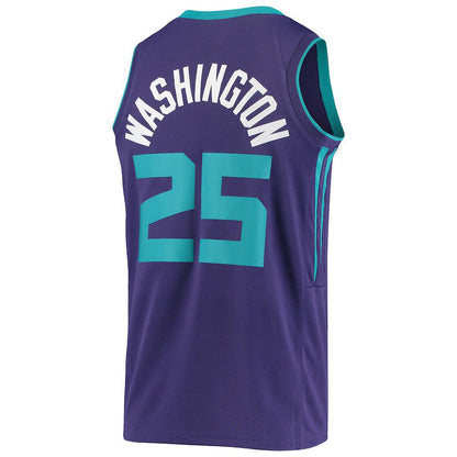 C.Hornets #25 PJ Washington Jr. Jordan Brand 2020-21 Swingman Jersey Statement Edition Stitched American Basketball Jersey UNEC
