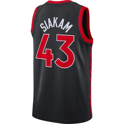 T.Raptors #43 Pascal Siakam Jordan Brand 2020-21 Swingman Jersey Black Statement Edition Stitched American Basketball Jersey UNEC